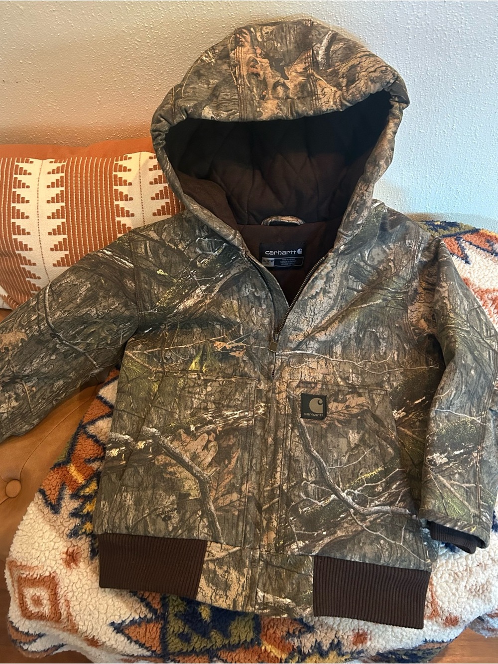 Carhartt Kids' Camo Jacket - Sz XS (6)